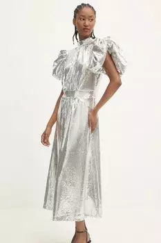 Платье Rotate, серебряный