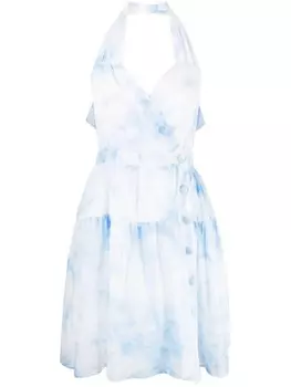 Платье Roudoudou с вырезом халтер Max & Moi, синий