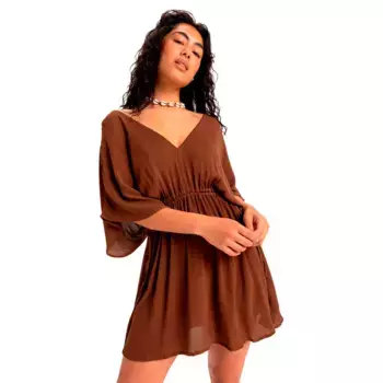 Платье Roxy ERJX603469 Beach, коричневый