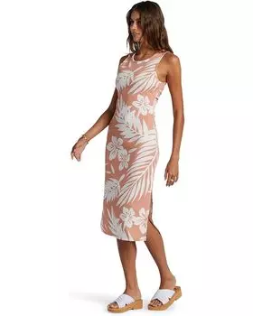 Платье Roxy Good Keepsake Printed Dress, цвет Cafe Creme Palmeria