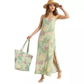 Платье Roxy Rainbow Shores, зеленый