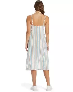 Платье Roxy Warm Horizons Sleeveless Dress, цвет Snow White Shoreside Stripe