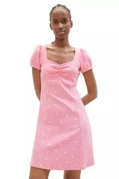 Платье - Розовое - Базовое Tom Tailor Denim, розовый