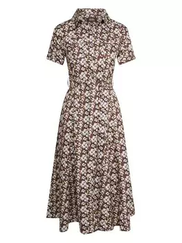 Платье-рубашка 4Funkyflavours NEVER CHANGE, коричневый