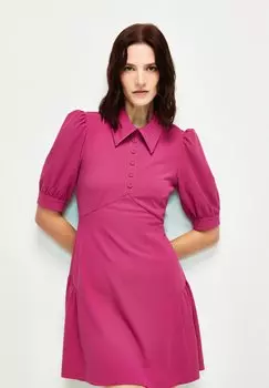 Платье-рубашка adL, фуксия