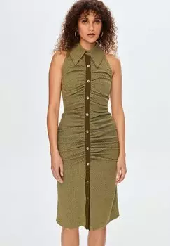 Платье-рубашка adL, хаки