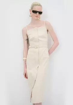 Платье-рубашка adL, кремовый