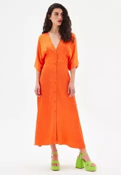 Платье-рубашка adL, оранжевый