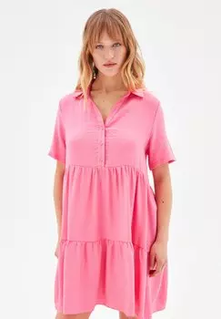 Платье-рубашка adL, розовый