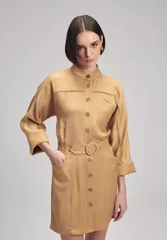 Платье-рубашка adL, желтый