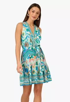 Платье-рубашка Adrianna Papell, мультиколор