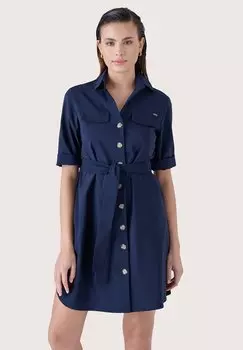 Платье-рубашка ALDO ABITO Camomilla Italia, синий