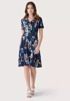 Платье-рубашка AMARCORD Camomilla Italia, синий