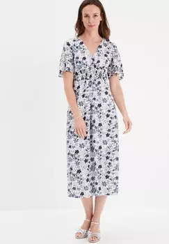 Платье-рубашка AMERICAN INSPIRATION; FASHION; COOL; EASY LANGES EMPIRE SMOKING TAILLE Creeks, бежевый