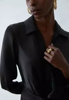 Платье-рубашка Anna Field, черный