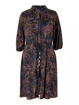 Платье-рубашка Apricot, темно-синий