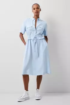 Платье-Рубашка Arielle French Connection, синий