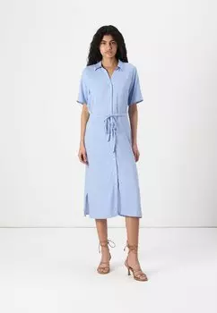 Платье-рубашка ASMIN SHIRT DRESS ONLY, светло-голубой