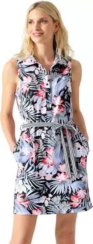 Платье-рубашка Aubrey Delicate Flora Tommy Bahama, черный