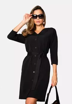 Платье-рубашка Awesome Apparel, черный