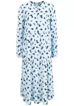 Платье-рубашка b.young BYISOLE LONG, синий/небесно-голубой