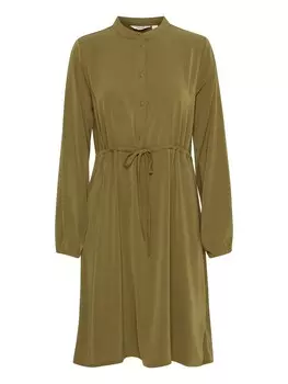 Платье-рубашка b.young GILDA, оливковый