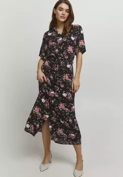 Платье-рубашка b.young, красный