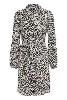 Платье-рубашка b.young, разноцветный