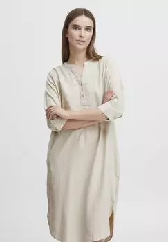 Платье-рубашка b.young, серый