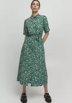 Платье-рубашка b.young, серый деним