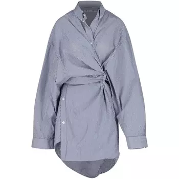 Платье-рубашка Balenciaga, синий