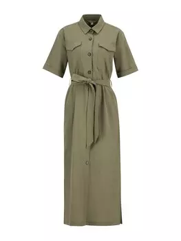 Платье-рубашка Barbour, оливковый