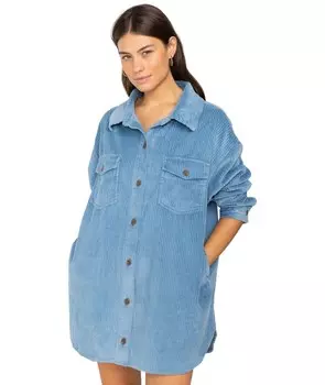 Платье рубашка BILLABONG Shirt Dress, синий