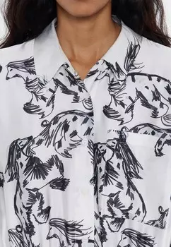 Платье-рубашка Bimba Y Lola, молочный