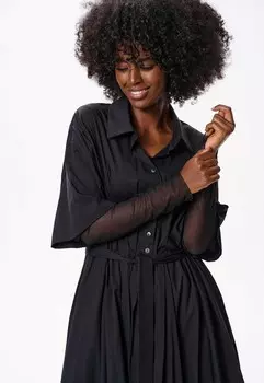 Платье-рубашка blue shadow, черный