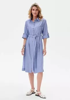 Платье-рубашка blue shadow, синий