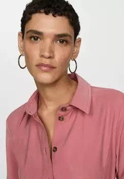 Платье-рубашка Boscol H Mango, пестрый розовый