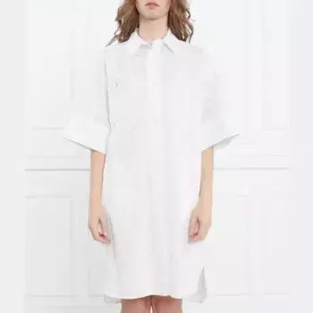 Платье-Рубашка Broderie Anglaise Karl Lagerfeld, белый