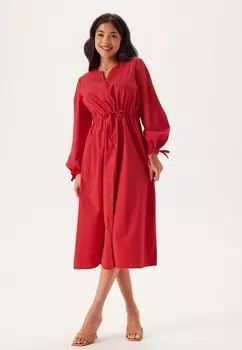 Платье-рубашка Bubbleroom, красный