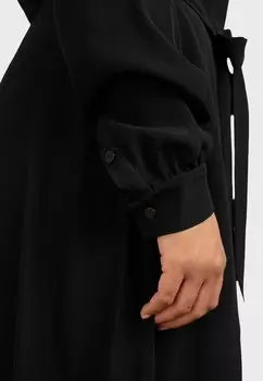 Платье-рубашка BUTTON THROUGH BELTED Live Unlimited London, черный