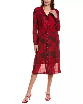 Платье-рубашка cabi, красный