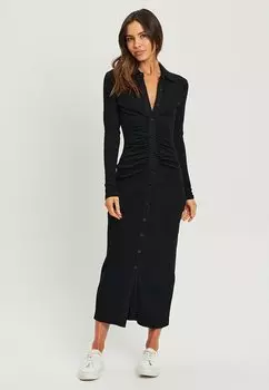 Платье-рубашка CALLI, черный