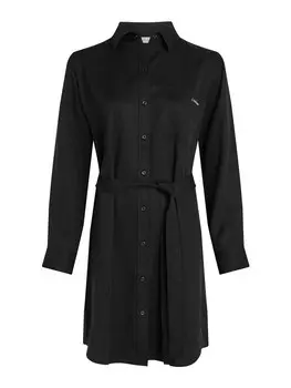 Платье рубашка Calvin Klein Jeans Shirt Dress, черный