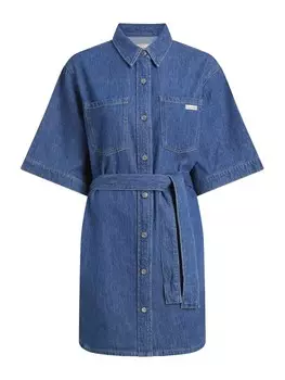 Платье-рубашка Calvin Klein Jeans, синий деним