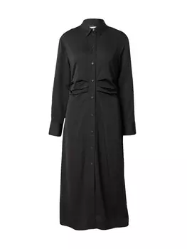 Платье рубашка Calvin Klein Shirt Dress, черный