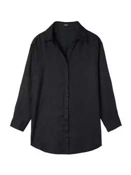 Платье-рубашка Calzedonia, черный