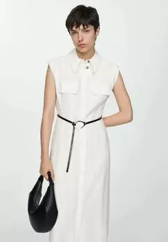 Платье-рубашка Casino Mango, cremewei