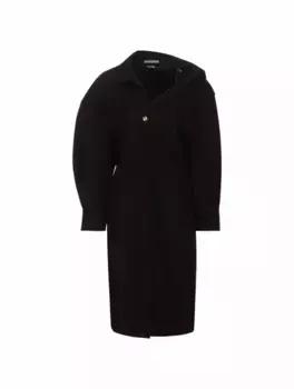 Платье-рубашка Chemise Jacquemus, черный