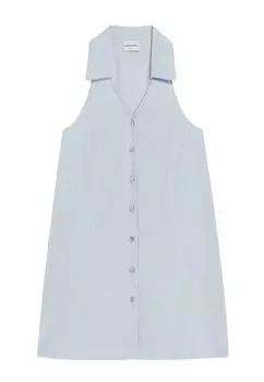 Платье-рубашка Claudie Pierlot, bleu ciel