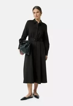 Платье-рубашка comma, черный